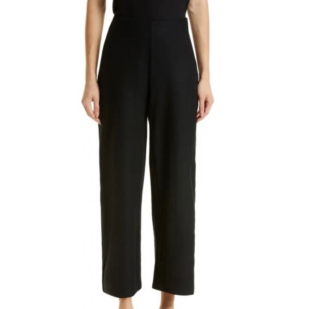 NWT Eileen Fisher Black Ankle Pants